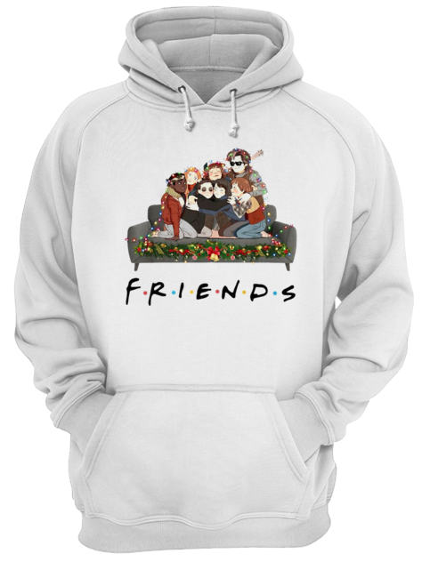 Stranger Things Friends tv show Christmas Unisex Hoodie