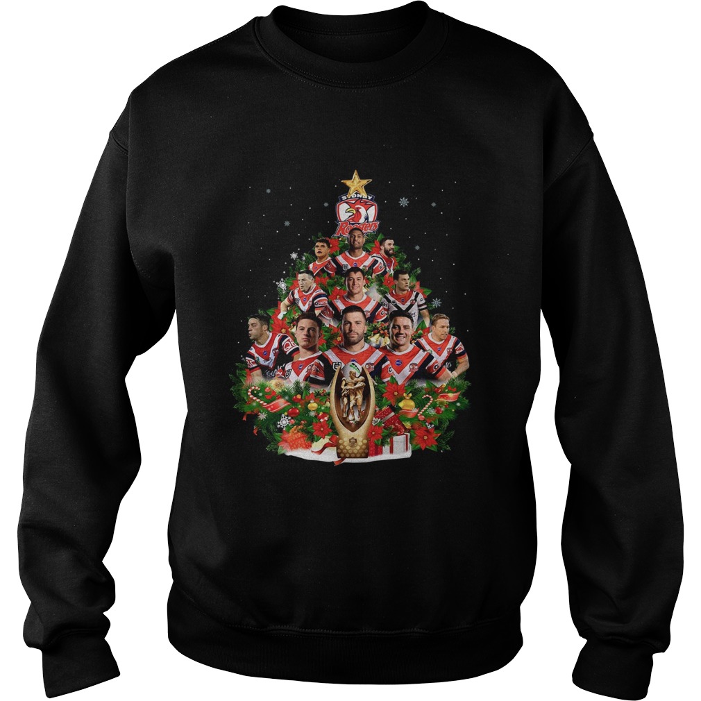 Sydney Roosters players Christmas tree Sweatshirt