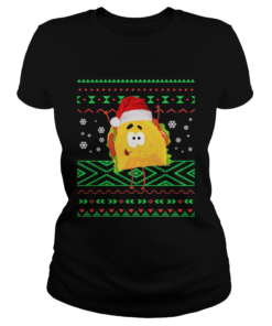 TACO Santa Hat Ugly Christmas gift for men women TShirt Classic Ladies