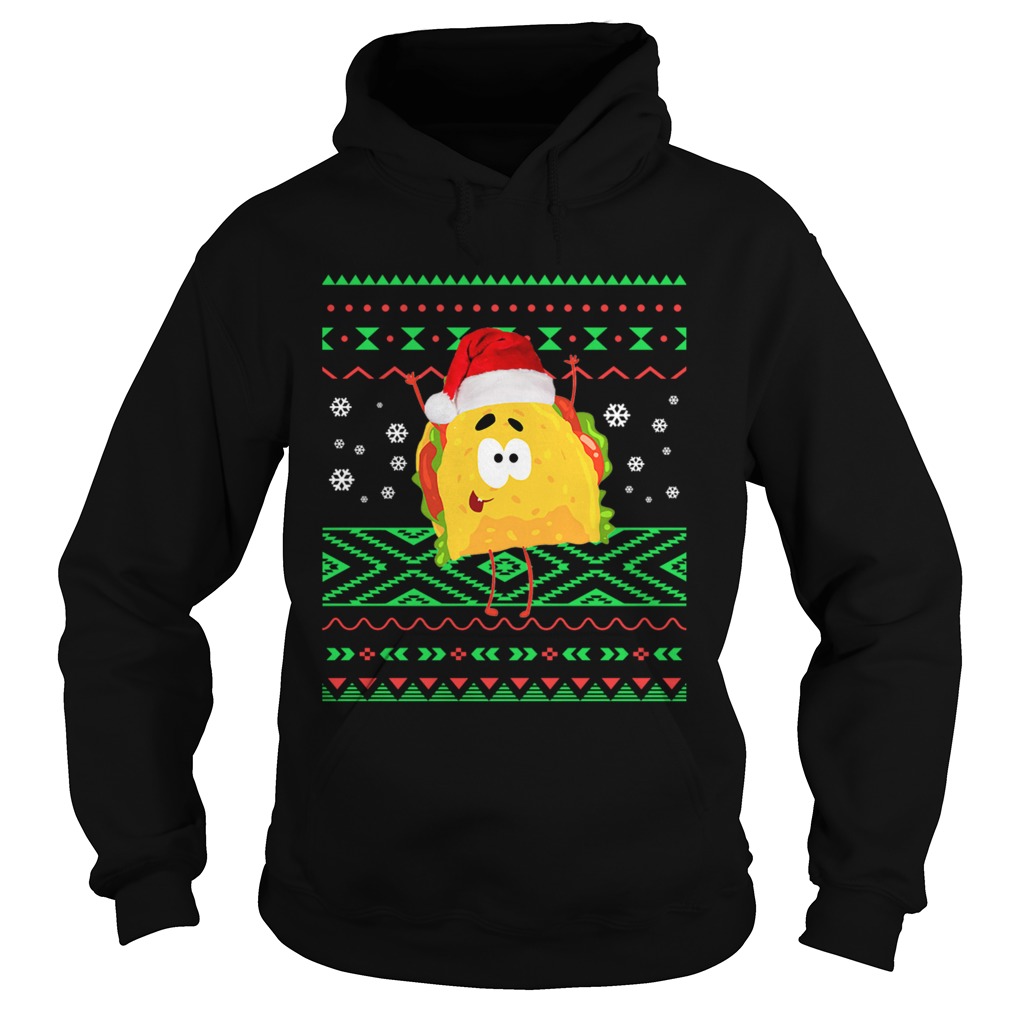 TACO Santa Hat Ugly Christmas gift for men women TShirt Hoodie