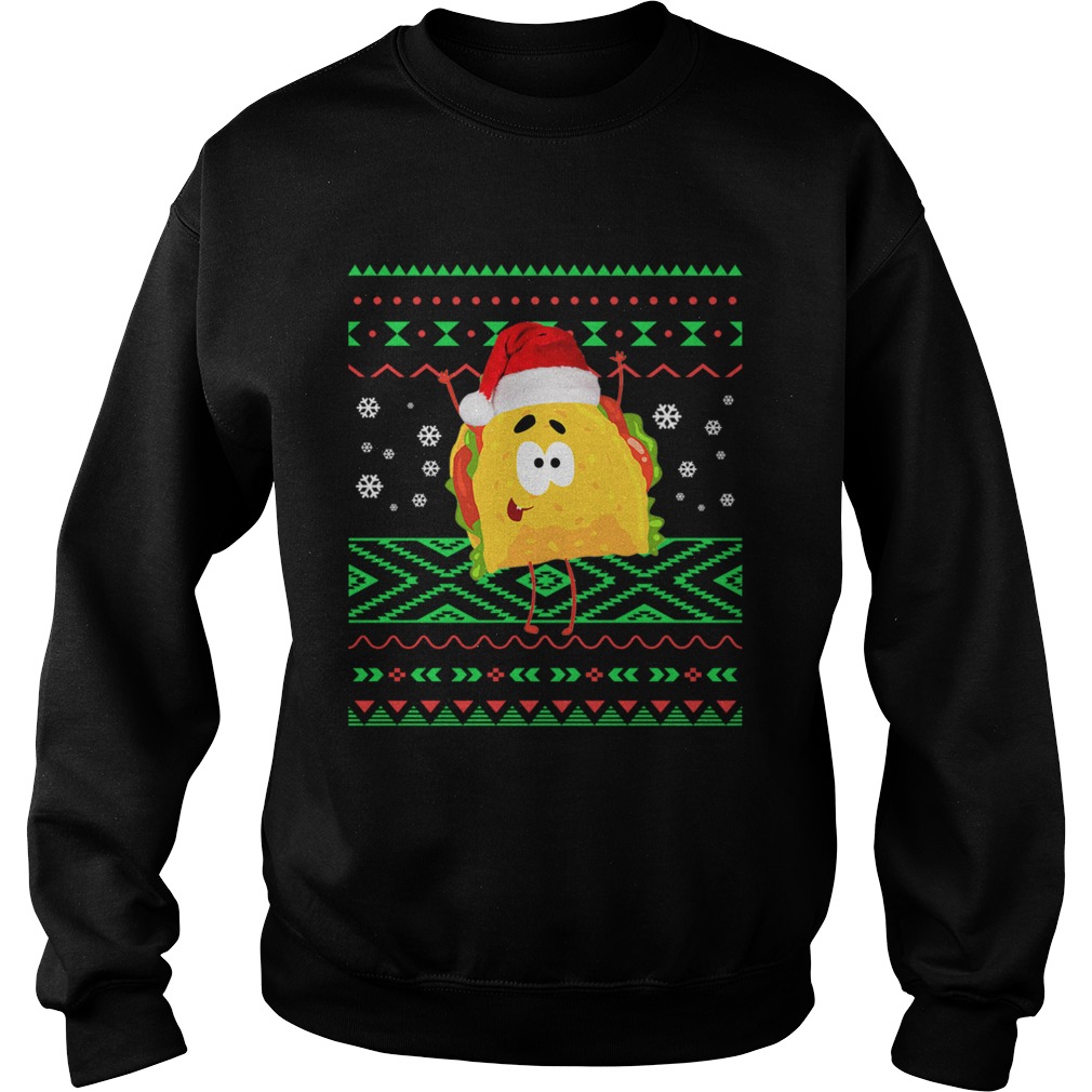 TACO Santa Hat Ugly Christmas gift for men women TShirt Sweatshirt