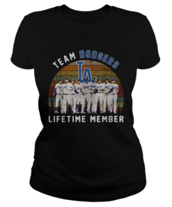 Team Los Angeles Dodgers lifetime member vintage  Classic Ladies