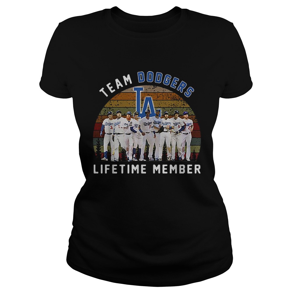 Team Los Angeles Dodgers lifetime member vintage Classic Ladies