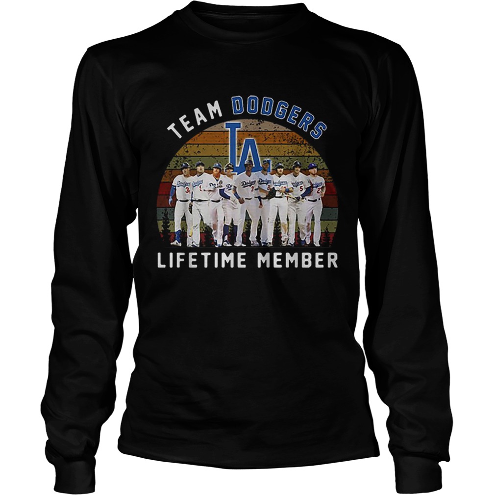 Team Los Angeles Dodgers lifetime member vintage LongSleeve