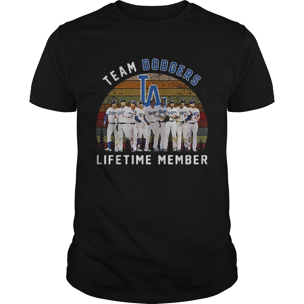 Team Los Angeles Dodgers lifetime member vintage shirt