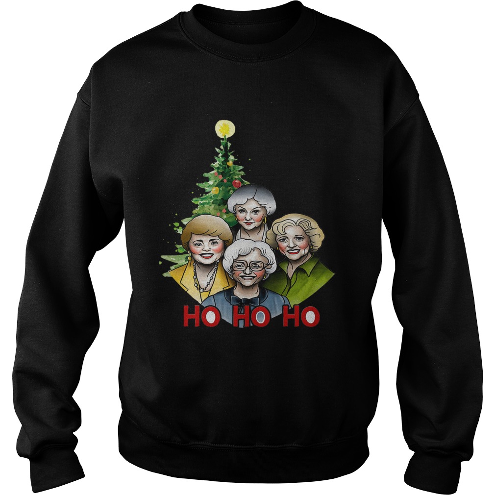 The Golden Girl Ho Ho Ho Christmas Tree Sweatshirt