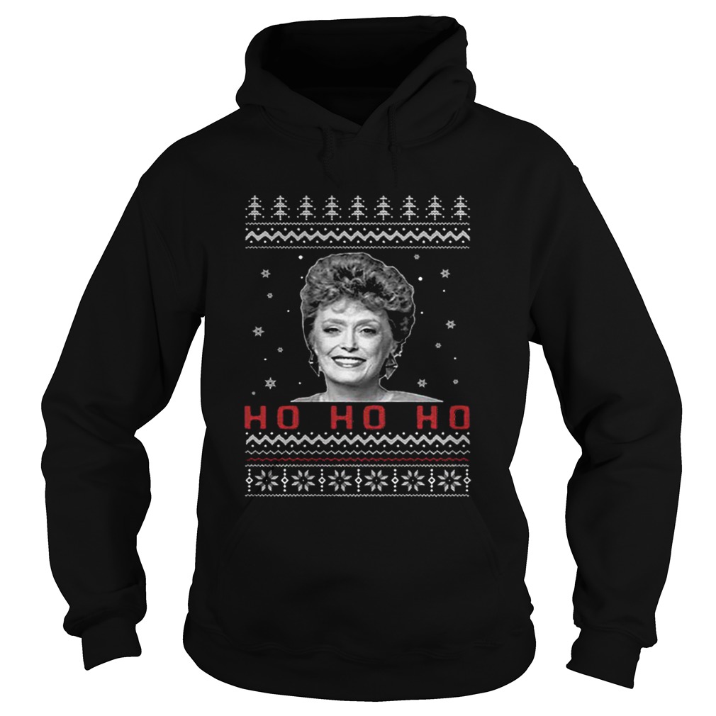 The Golden Girls Blanche Ho Ho Ho Christmas Hoodie