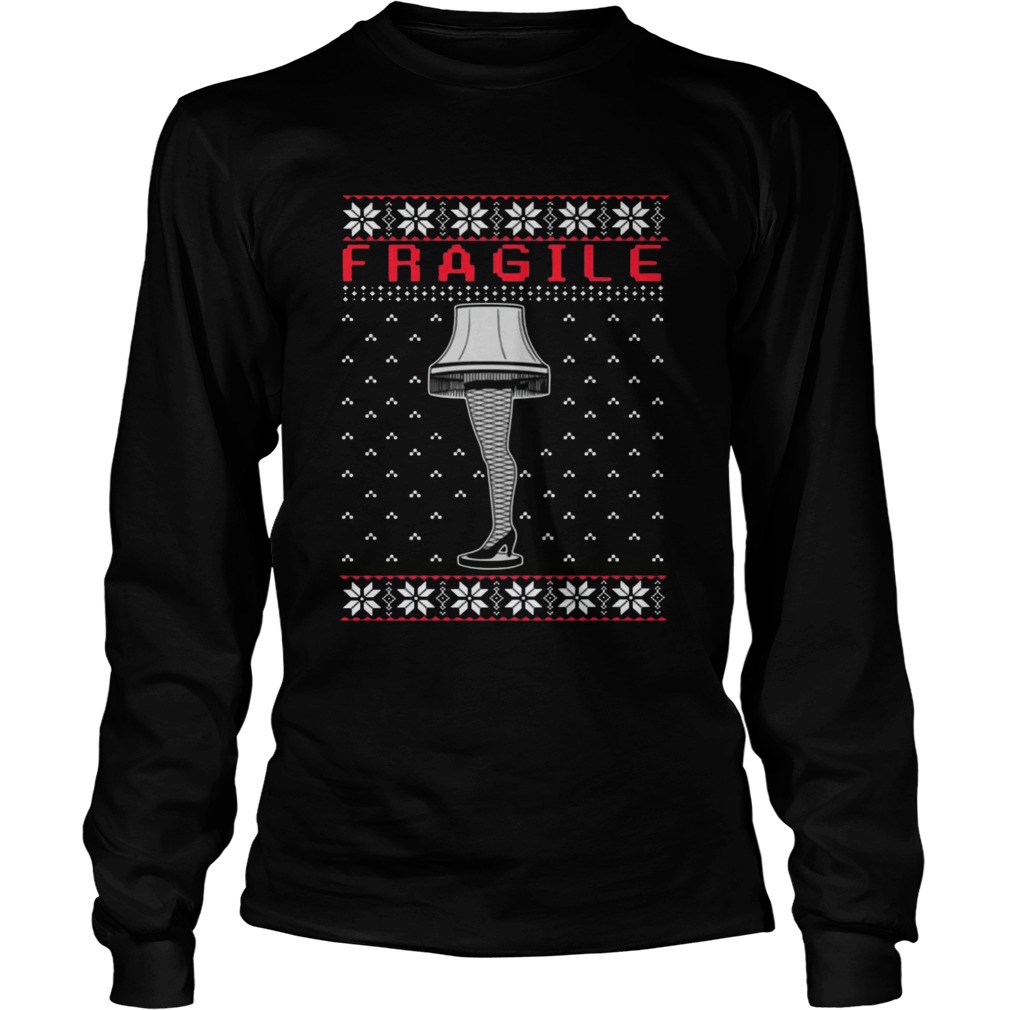 The Leg Lamp Fragile Christmas Shirt LongSleeve