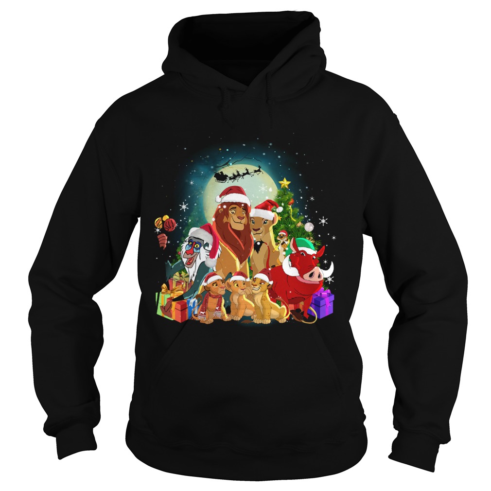 The Lion King Characters Christmas Shirt Hoodie