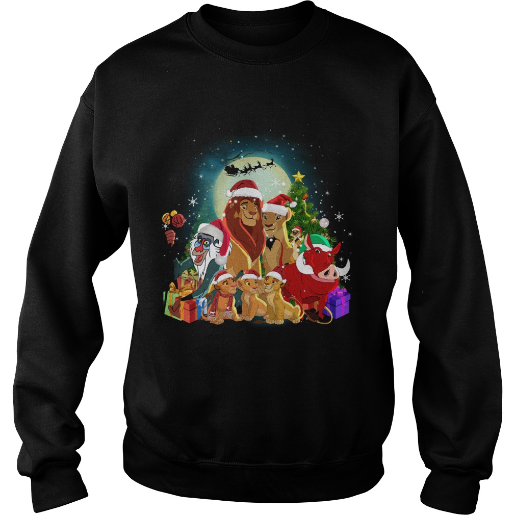 The Lion King Characters Christmas Shirt Sweatshirt