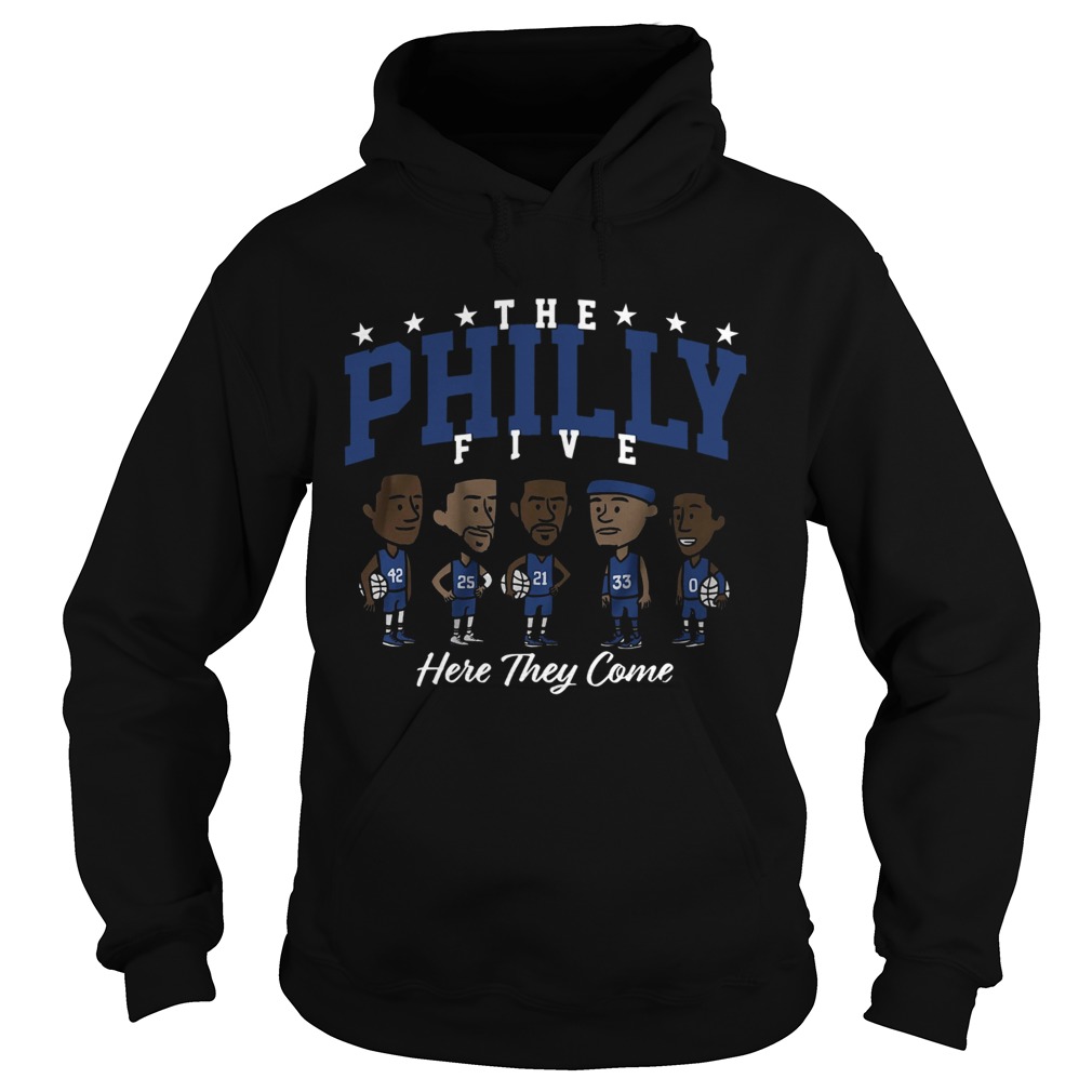 The Philly five here they come Hoodie