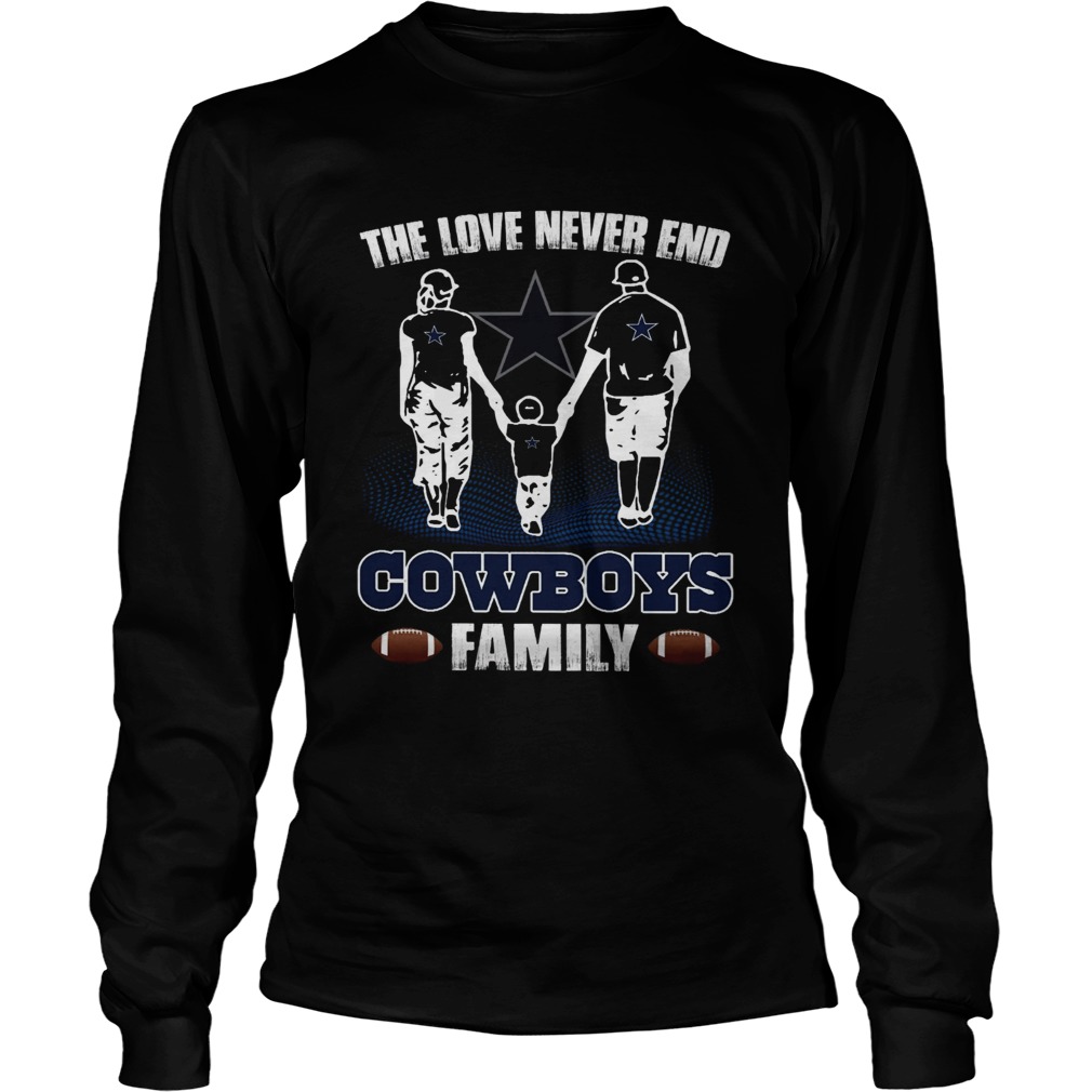 The love never end Chiefs Cowboys LongSleeve