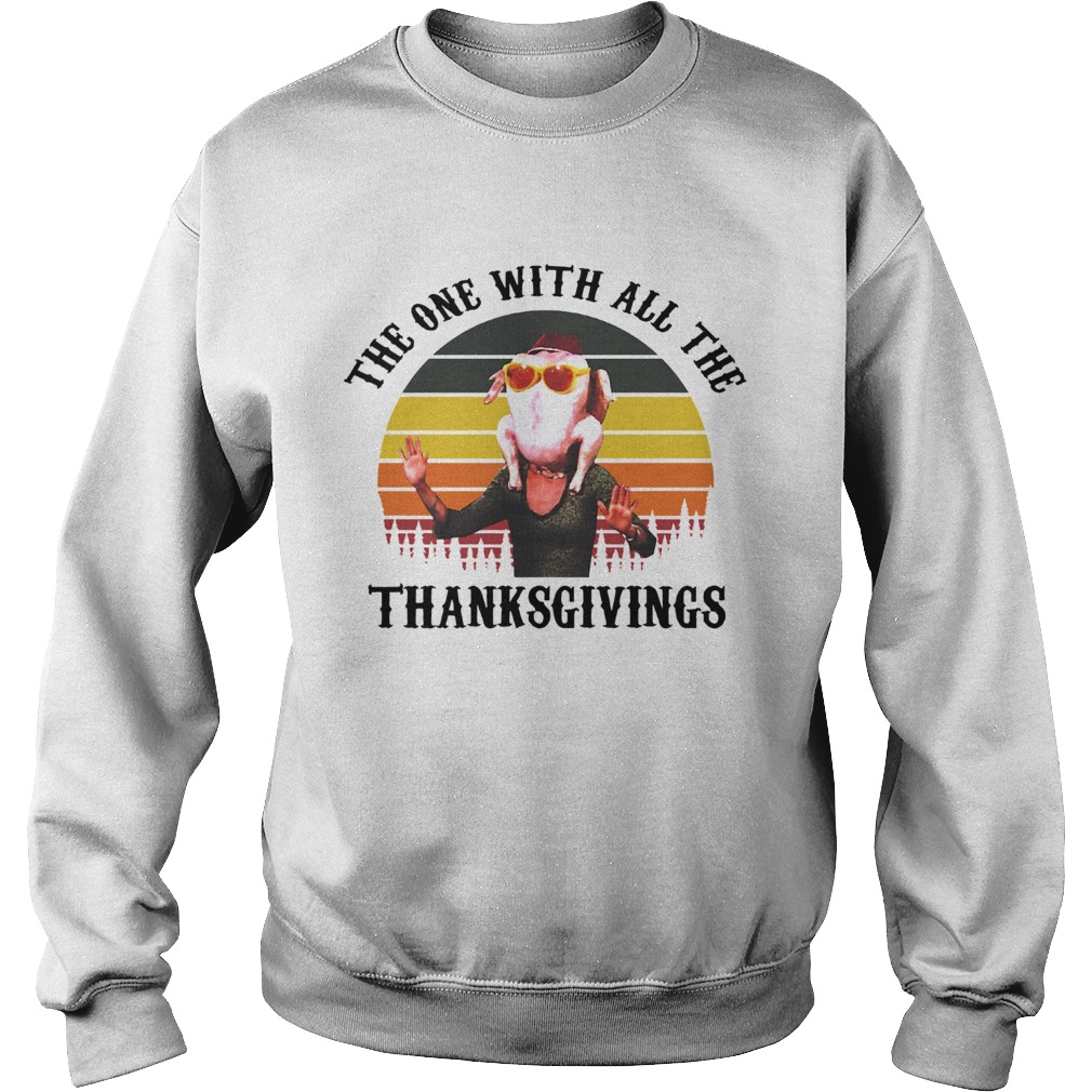 The one with all the Thanksgivings Friends Monica Turkey Sweatshirt