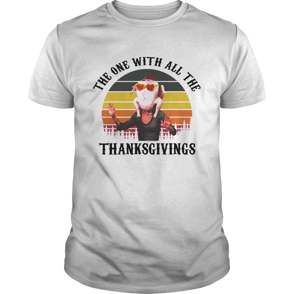 The one with all the Thanksgivings Friends Monica Turkey shirt