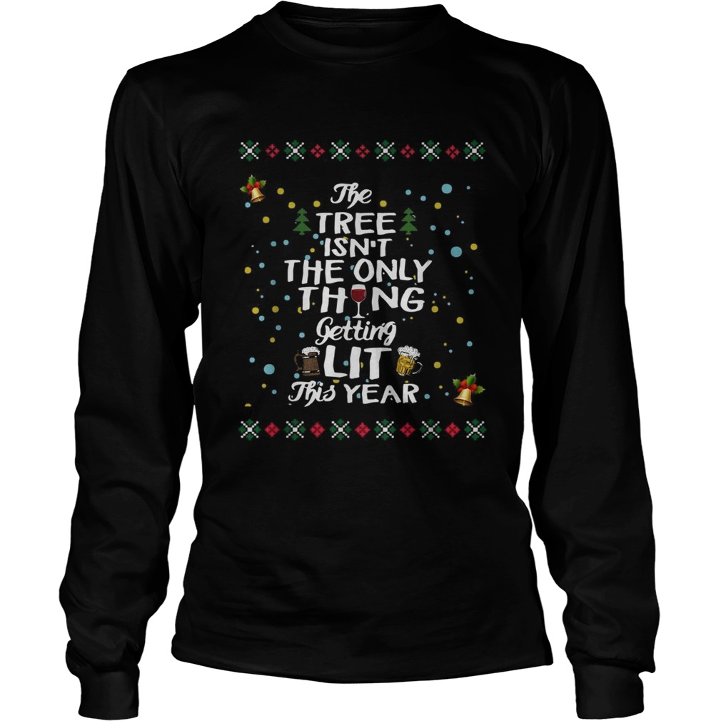 The three isnt the only thing getting lit this year Christmas LongSleeve