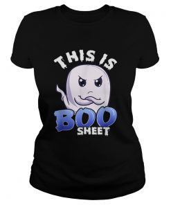 This Is Boo Sheet Boo Sheet HALLOWEEN GHOST  Classic Ladies