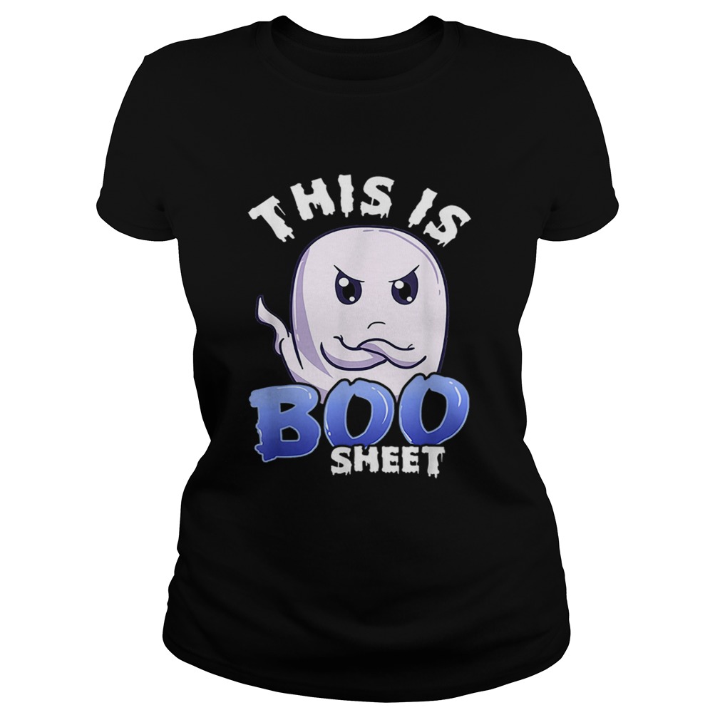 This Is Boo Sheet Boo Sheet HALLOWEEN GHOST Classic Ladies