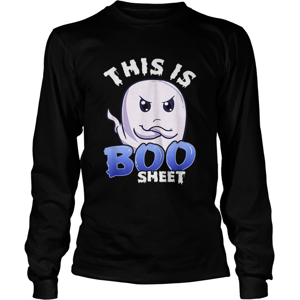 This Is Boo Sheet Boo Sheet HALLOWEEN GHOST LongSleeve