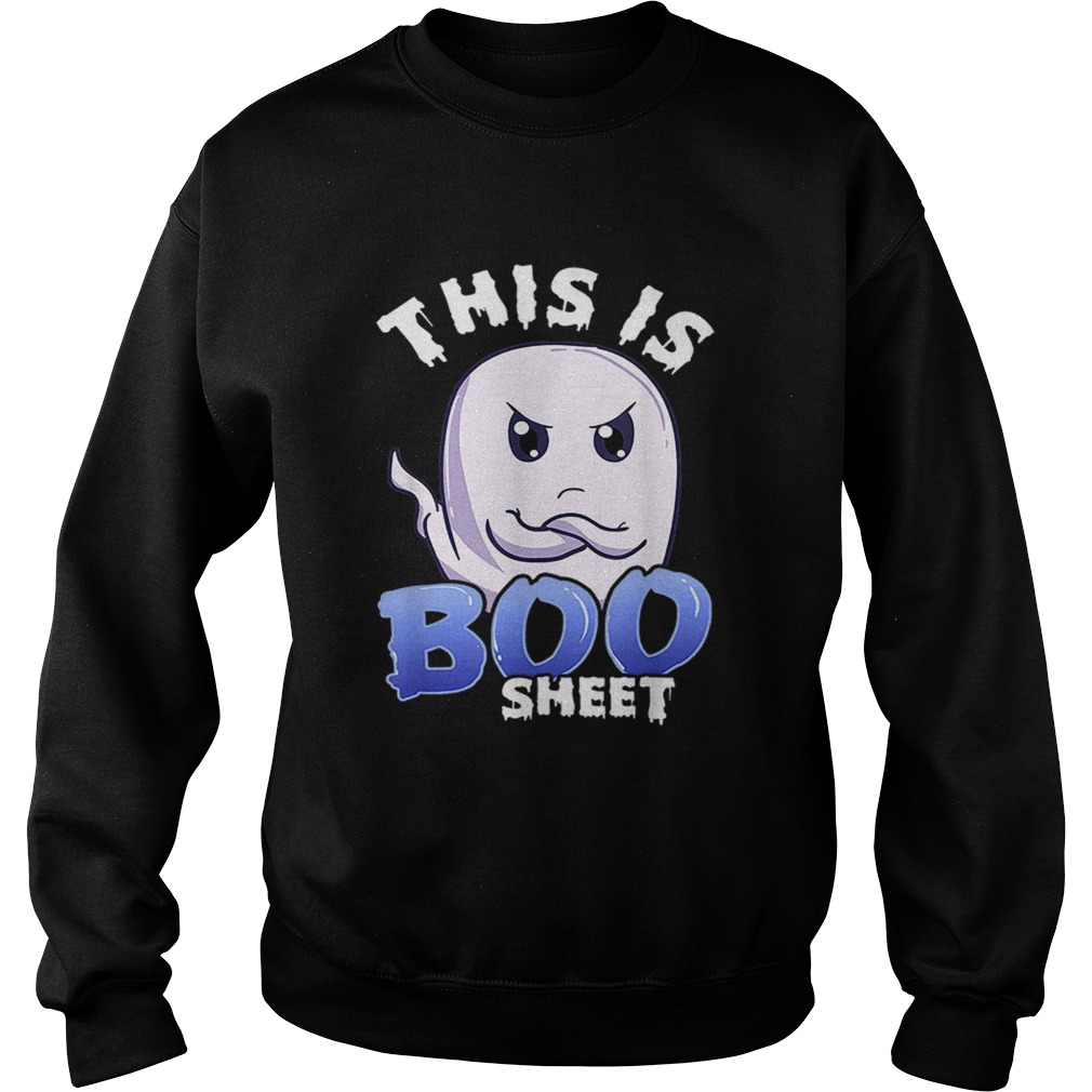 This Is Boo Sheet Boo Sheet HALLOWEEN GHOST Sweatshirt