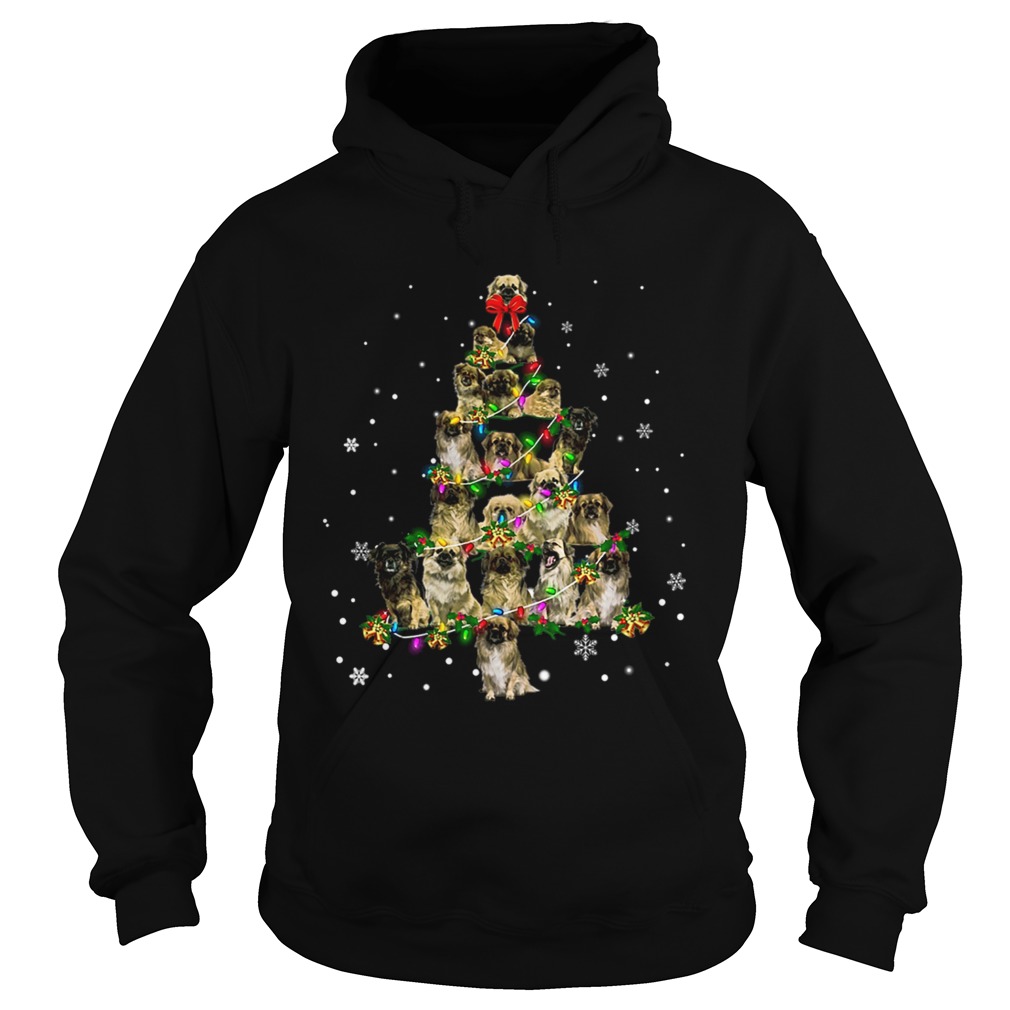 Tibetan Spaniel Christmas Tree TShirt Hoodie