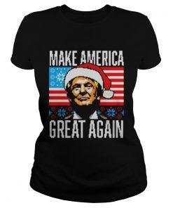 Trump make America great again Christmas  Classic Ladies