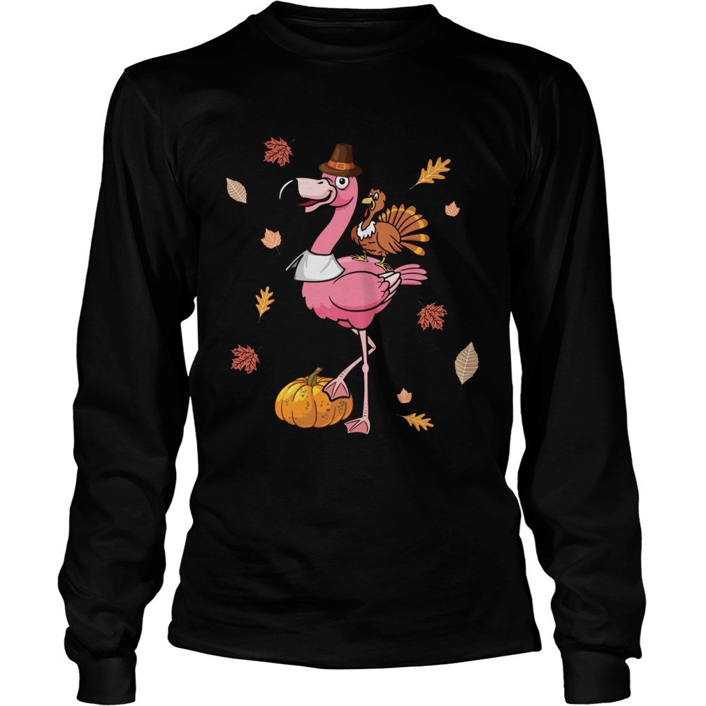 Turkey Flamingo Thanksgiving LongSleeve