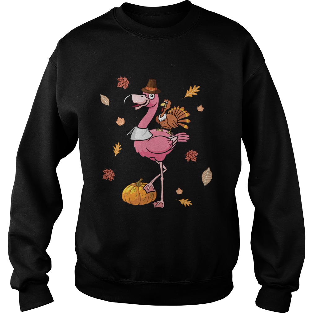 Turkey Flamingo Thanksgiving Sweatshirt