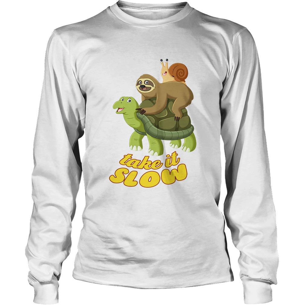 Turtle Take It Slow TShirt LongSleeve