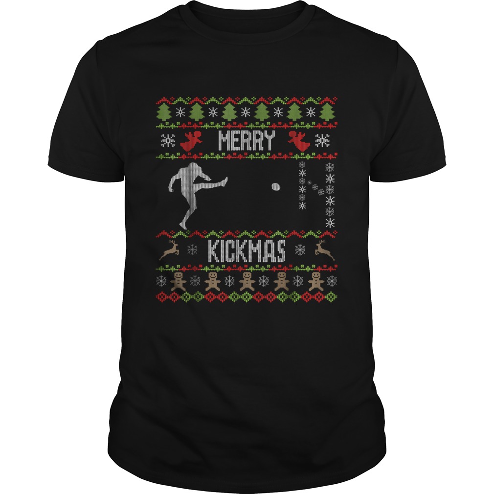 Ugly Christmas Football Sport Team Kicker TShirt