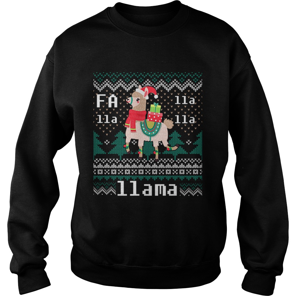 Ugly Christmas Sweater LLama Funny Holiday TShirt Sweatshirt