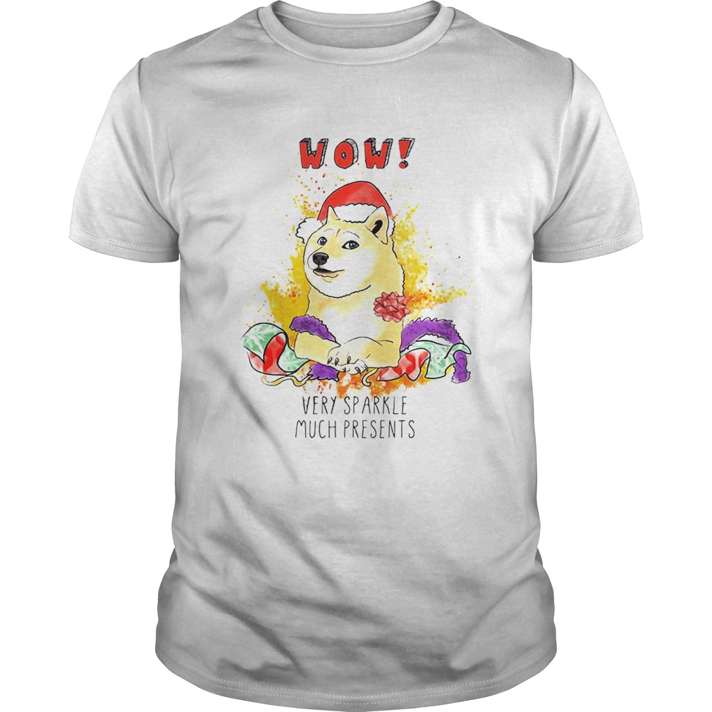 Very Sparkle Much Presents Doge Christmas TShirt