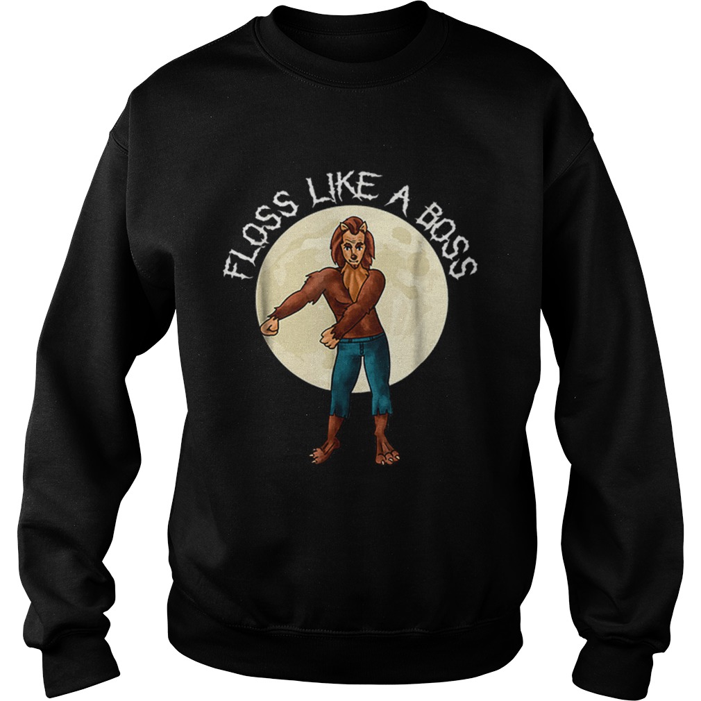 Werewolf Floss Like A BossHalloween Werewolf Sweatshirt