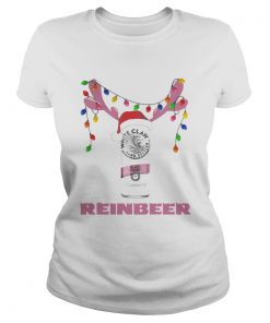 White Claw Black Cherry Reinbeer Light Christmas Shirt Classic Ladies