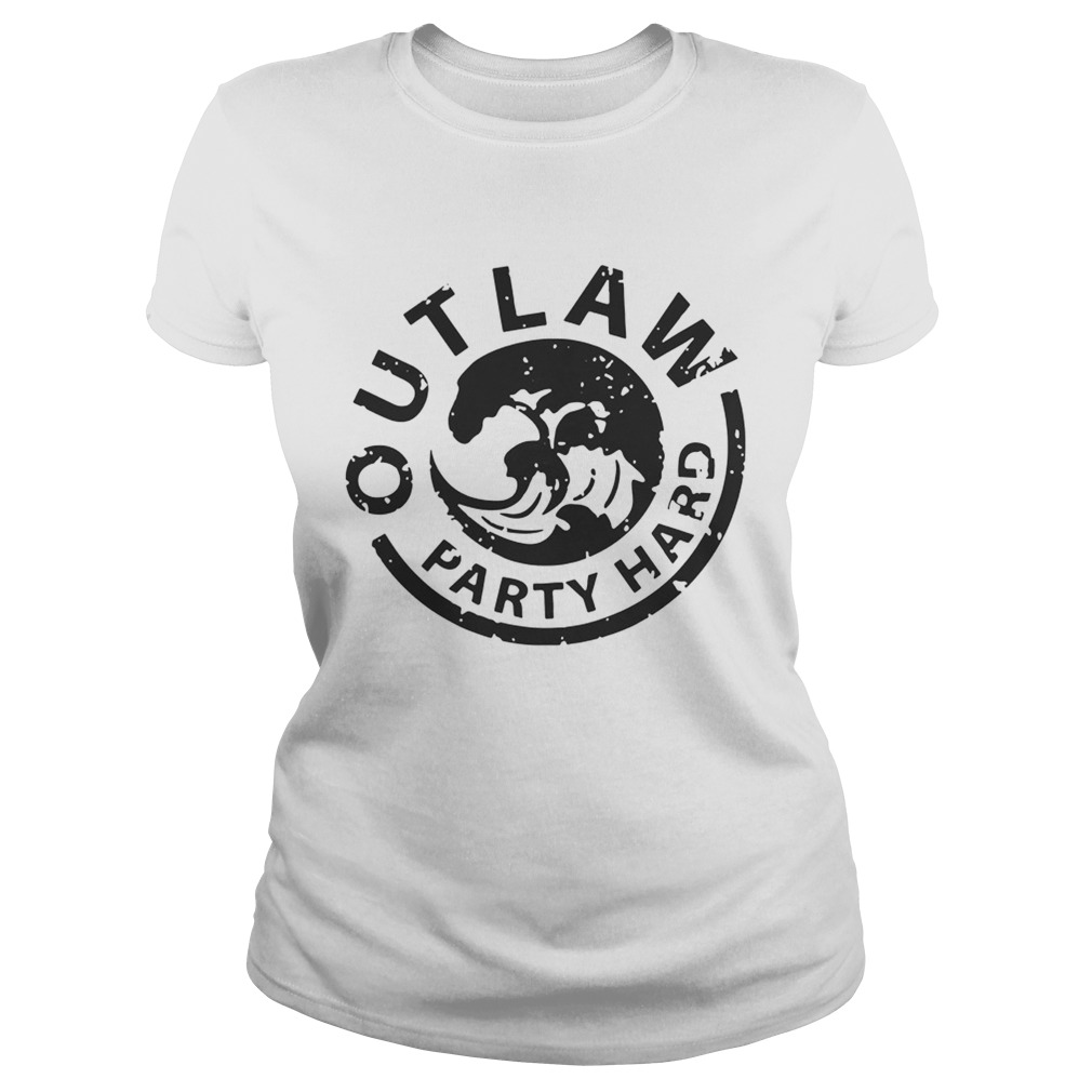 White Claw Halloween Party Hard 2019 TShirt Classic Ladies