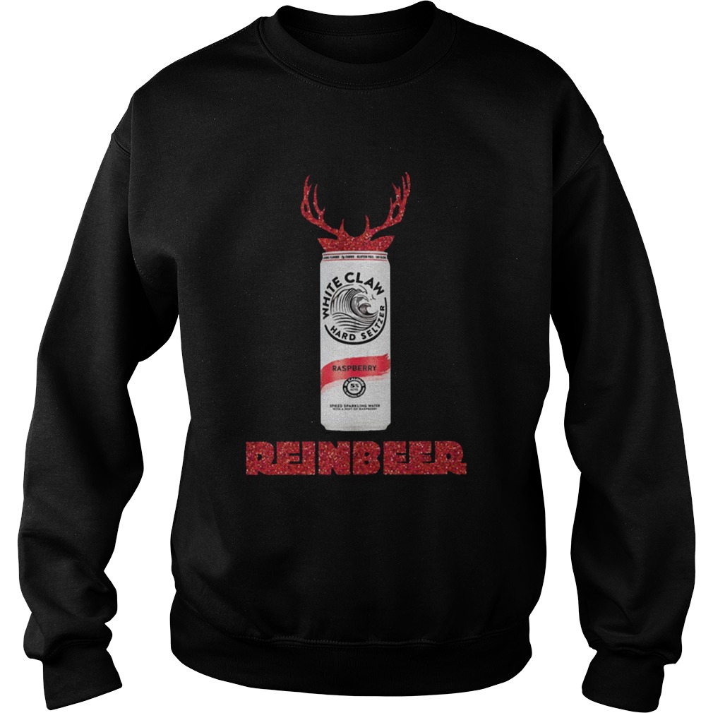 White Claw Rasberry Sparkling Reinbeer Christmas Sweatshirt