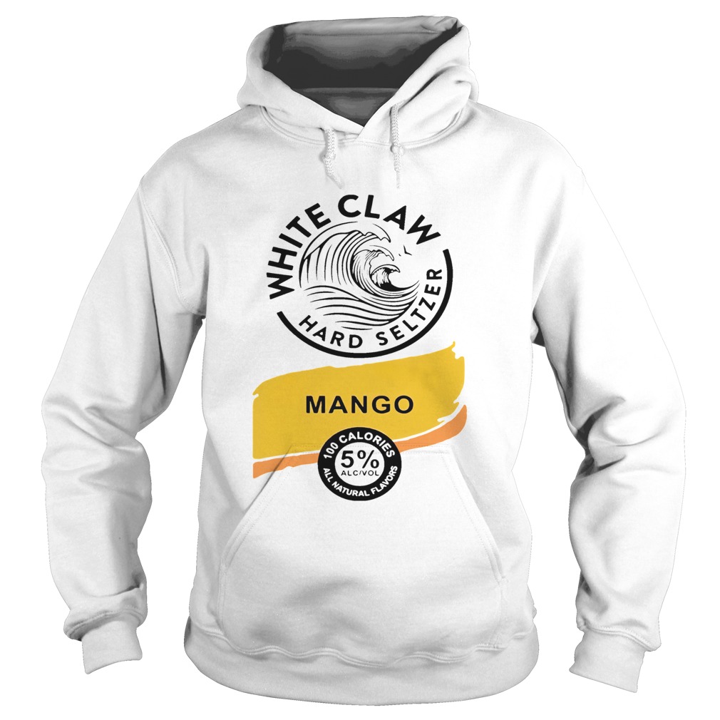 White claw Hard seltzer Mango Halloween Costume Hoodie