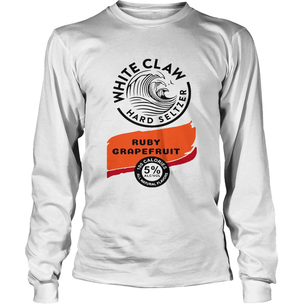 White claw Hard seltzer Ruby Grapefruit Halloween Costume LongSleeve