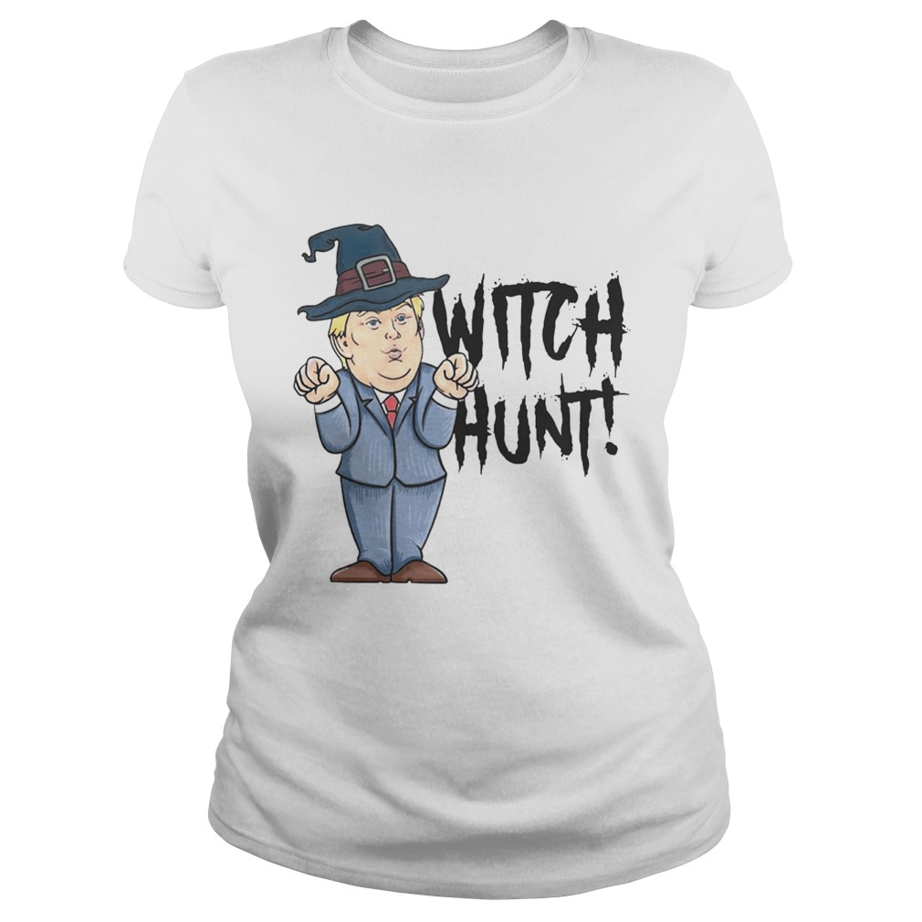 Witch Hunt Trump Witch Halloween Shirt Classic Ladies