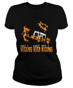 Witches With Hitches Camping Funny Halloween Womens  Classic Ladies