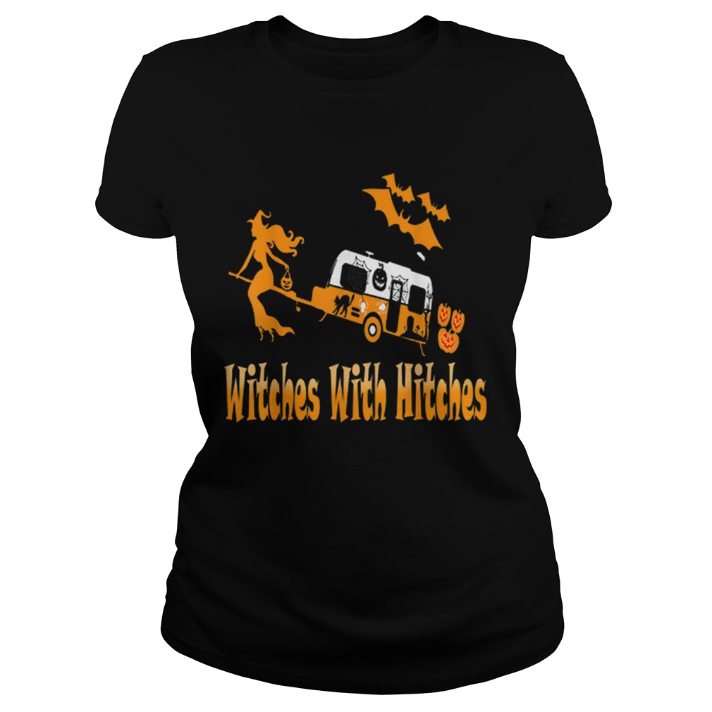 Witches With Hitches Camping Funny Halloween Womens Classic Ladies