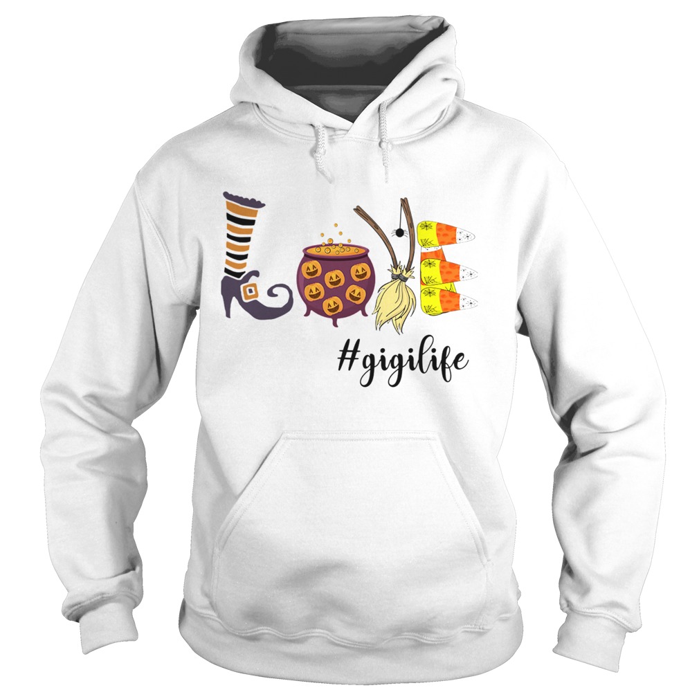 Women Halloween Love gigilife Gigi Life TShirt Hoodie