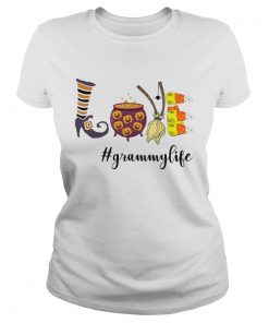 Women Halloween Love grammylife Grammy Life TShirt Classic Ladies