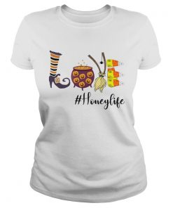 Women Halloween Love honeylife Honey Life TShirt Classic Ladies