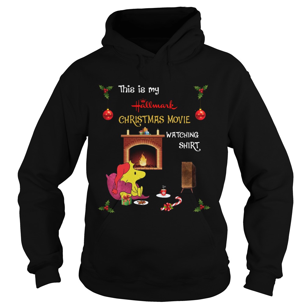 Woodstock This is Hallmark Christmas Movie watching Hoodie