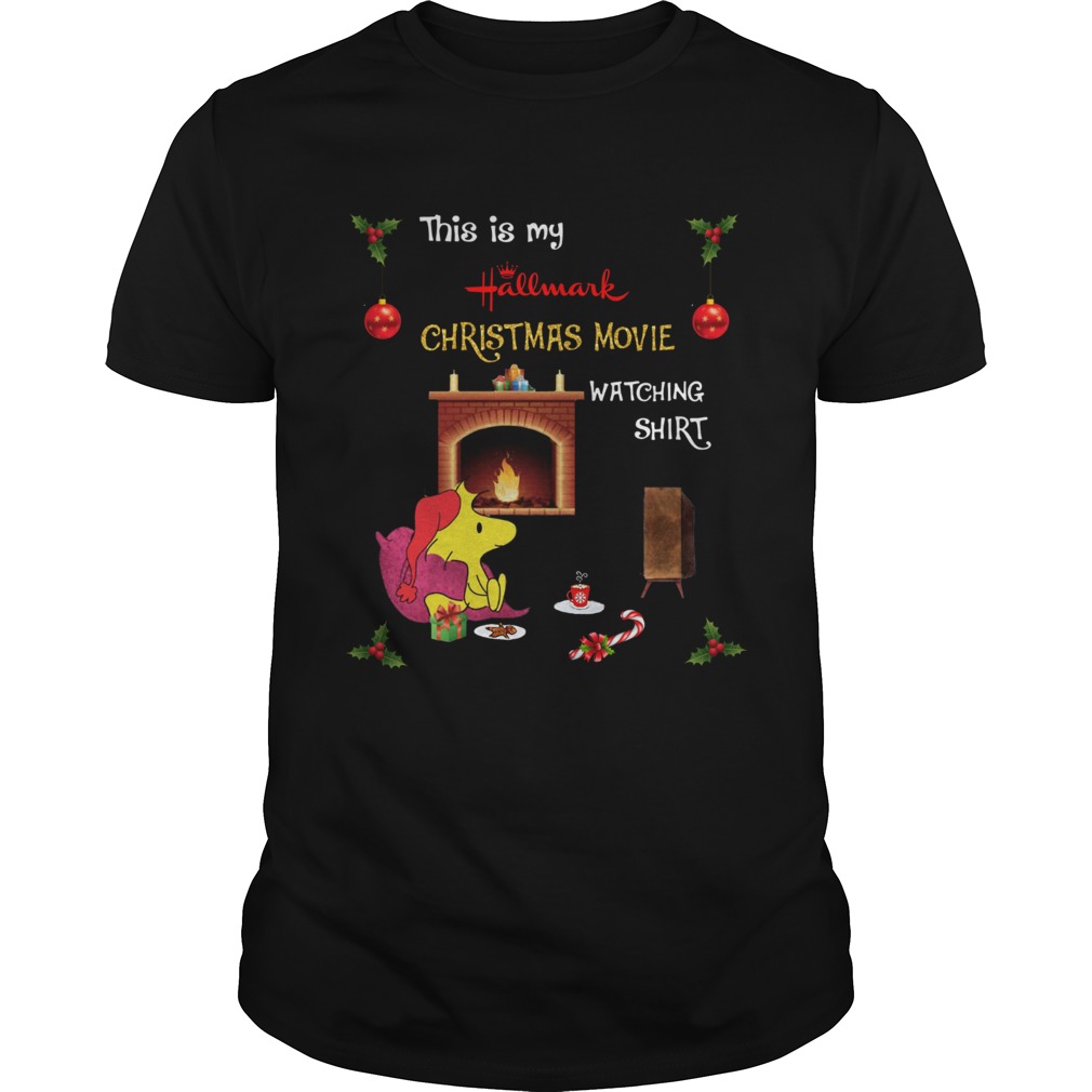 Woodstock This is Hallmark Christmas Movie watching shirt