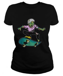 Zombie Teen Halloween Skateboarder Costume Kids Gift  Classic Ladies