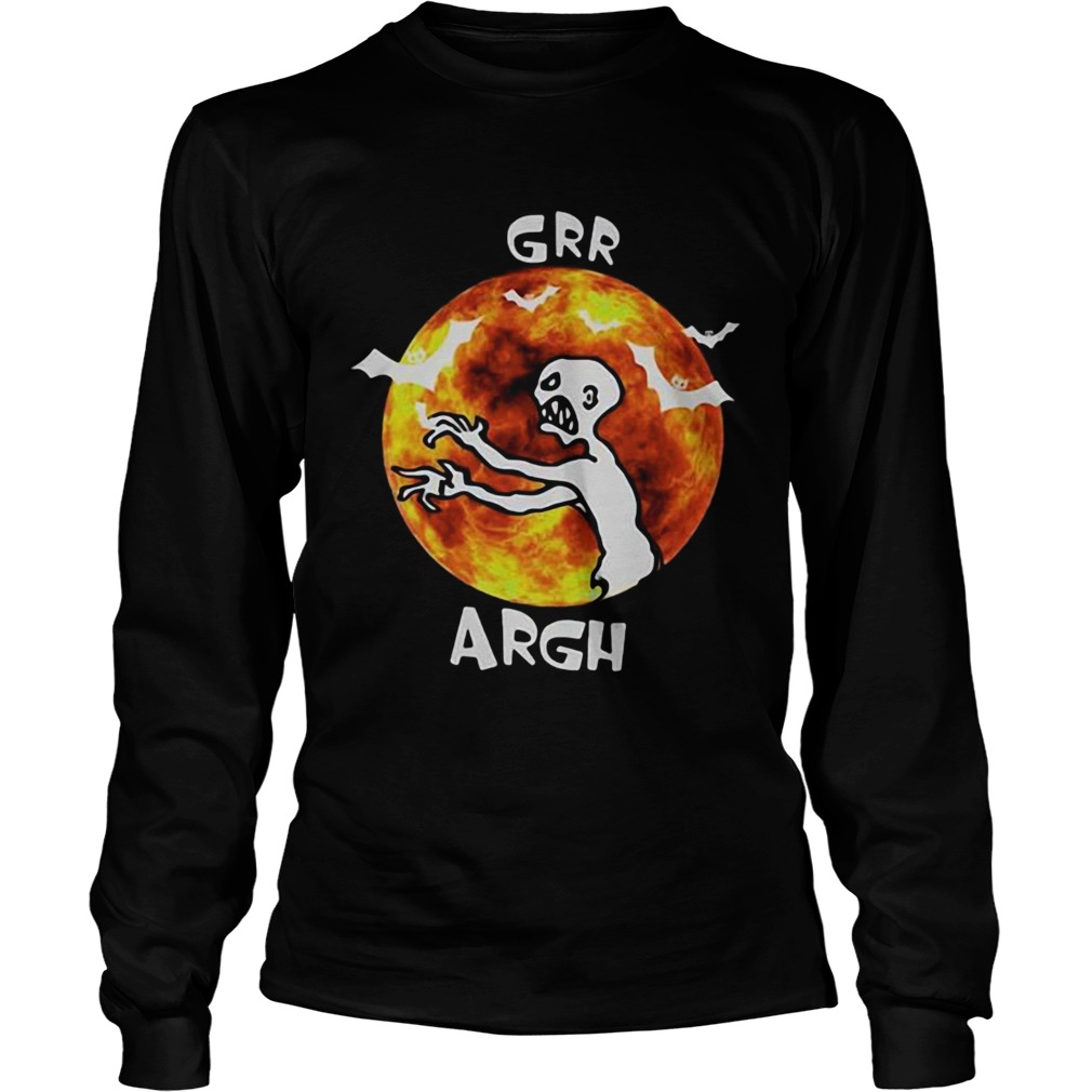 Zombie vampire grr argh mutant enemy halloween LongSleeve