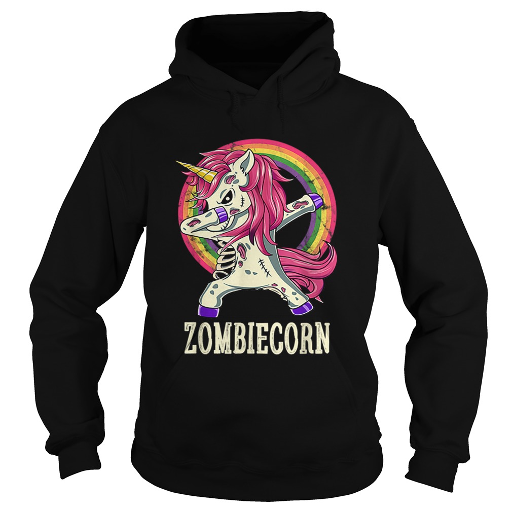 Zombiecorn Zombie Unicorn Dab Dance Halloween Gift Hoodie