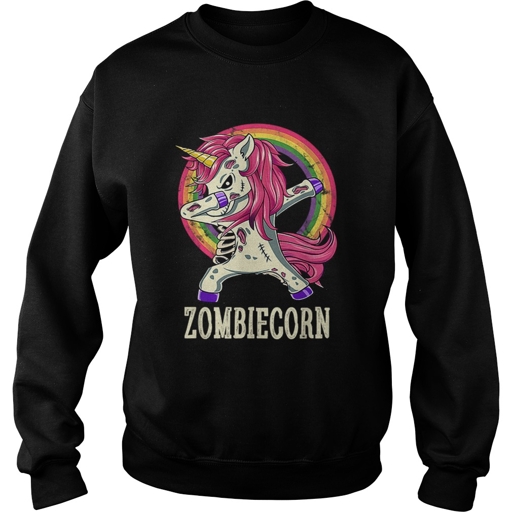 Zombiecorn Zombie Unicorn Dab Dance Halloween Gift Sweatshirt