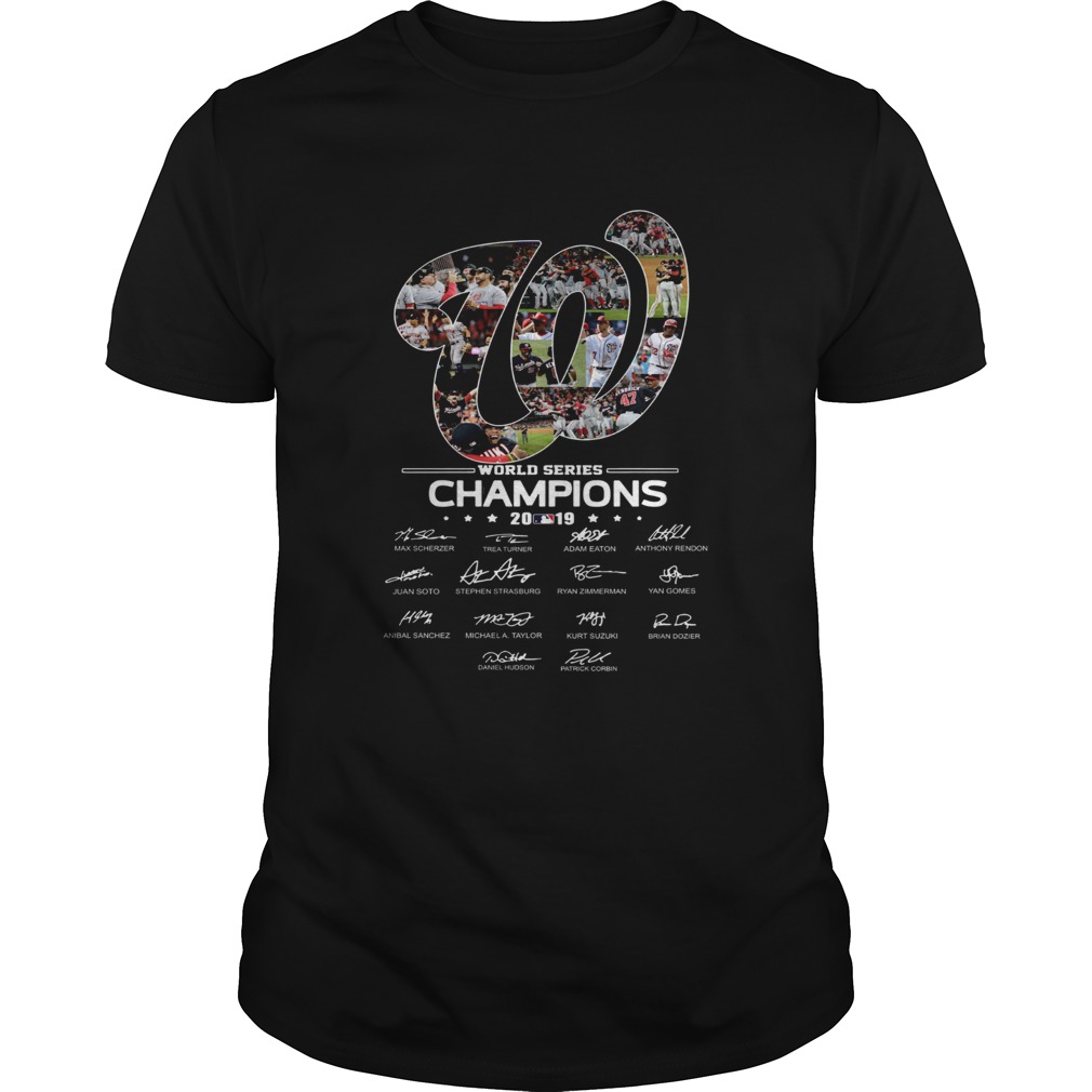 Washington Nationals logo Champions 2019 world series shirt